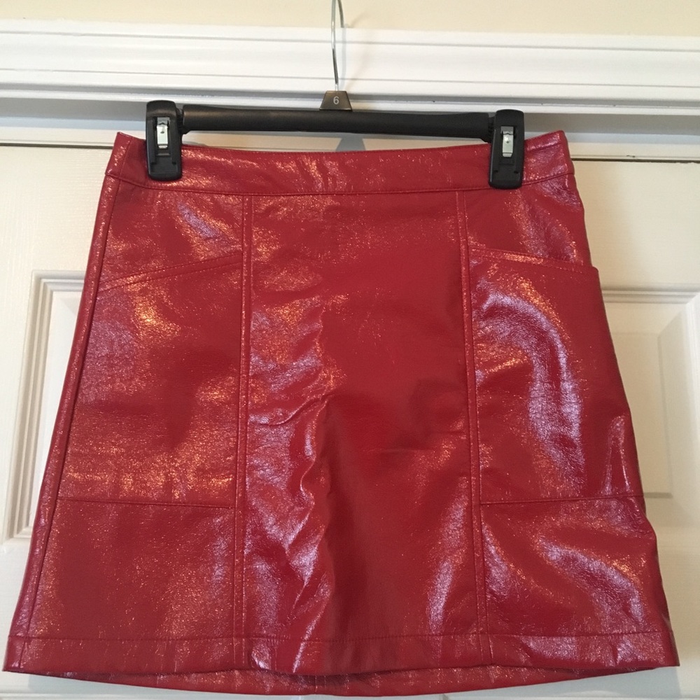 🔥Red hot 🔥 mini skirt